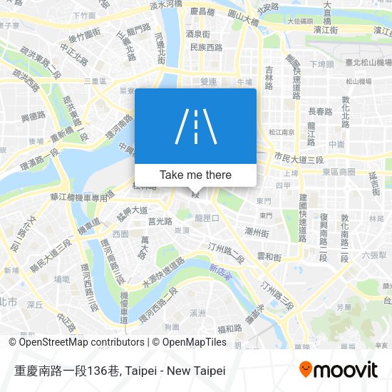 重慶南路一段136巷 map
