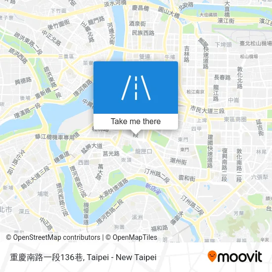 重慶南路一段136巷地圖