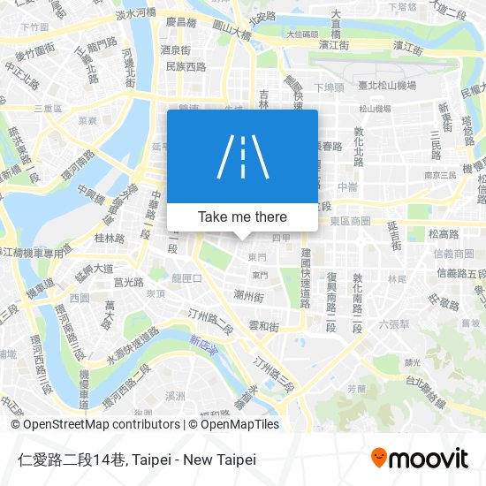 仁愛路二段14巷地圖