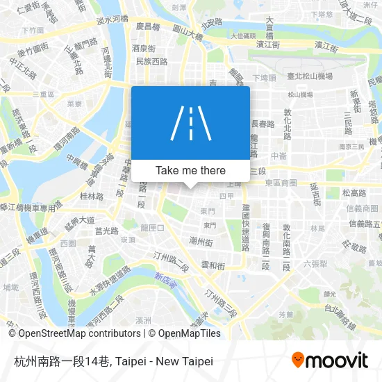 杭州南路一段14巷地圖