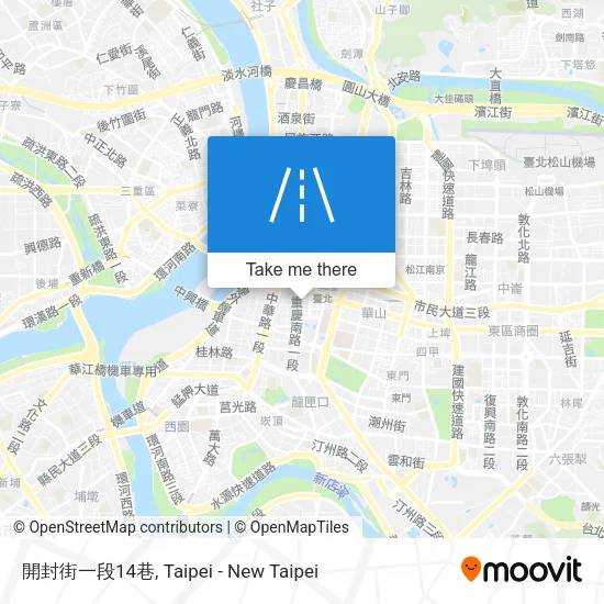 開封街一段14巷地圖