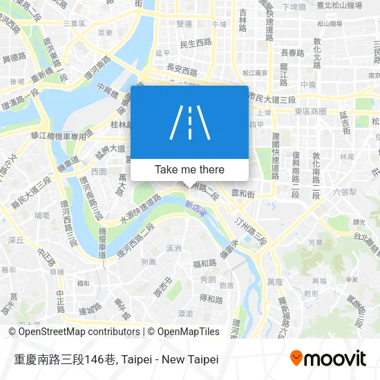 重慶南路三段146巷地圖
