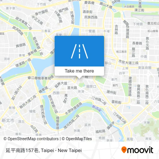 延平南路157巷地圖