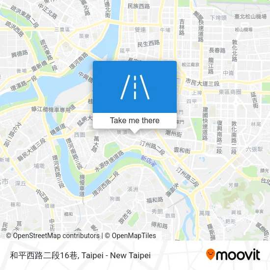 和平西路二段16巷地圖