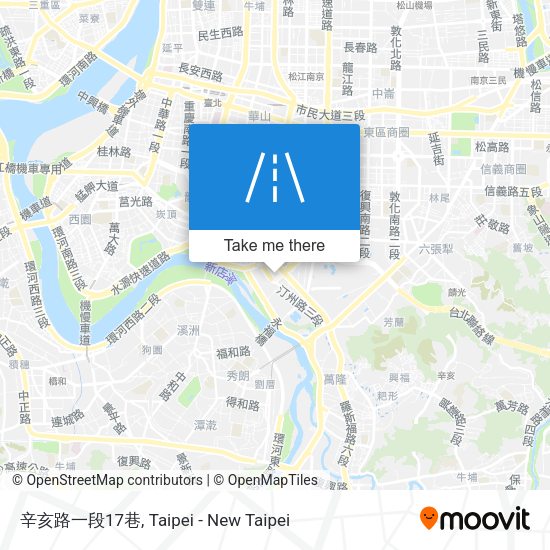 辛亥路一段17巷地圖