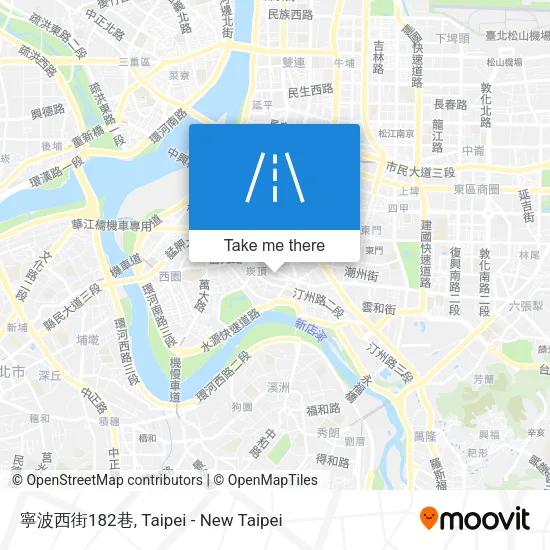 寧波西街182巷 map
