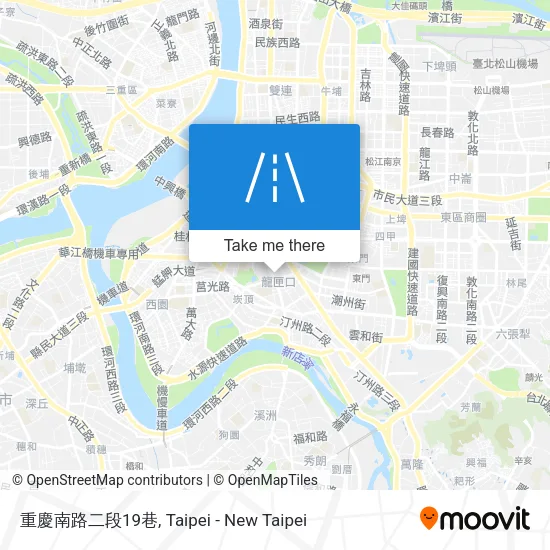重慶南路二段19巷地圖