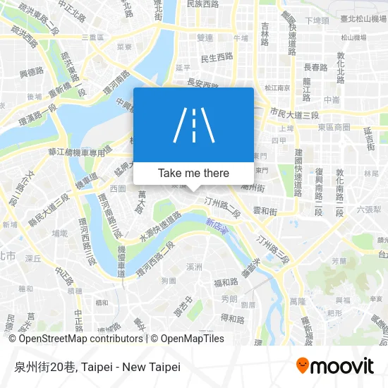 泉州街20巷地圖