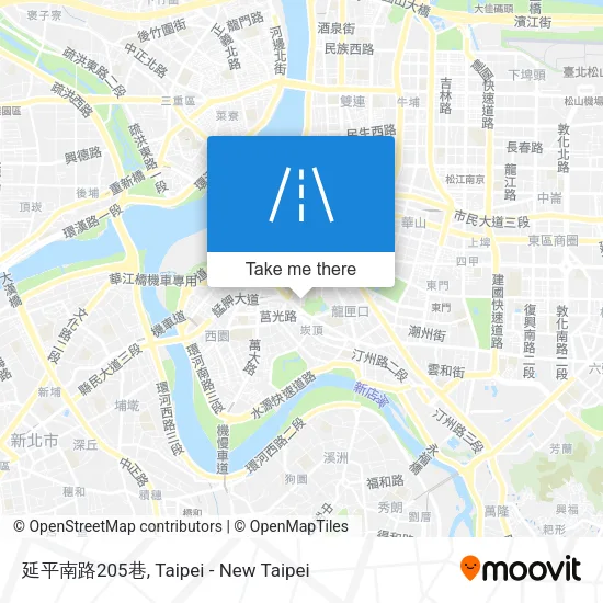 延平南路205巷地圖