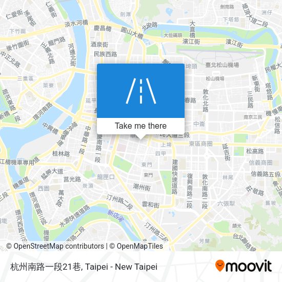 杭州南路一段21巷 map