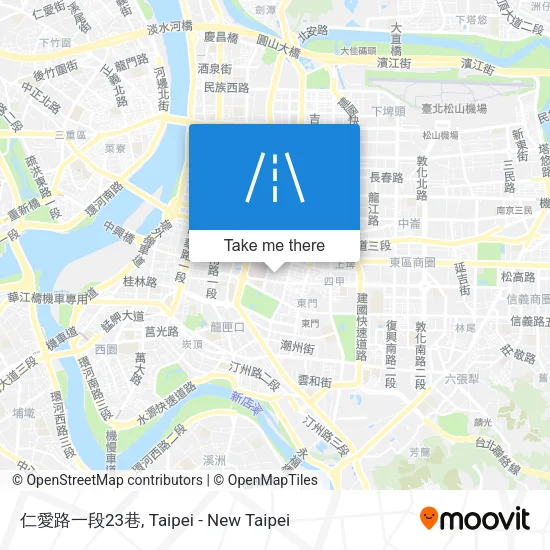 仁愛路一段23巷地圖