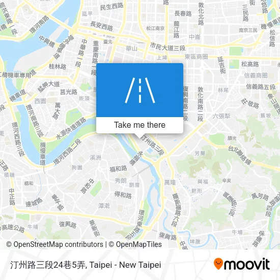 汀州路三段24巷5弄地圖
