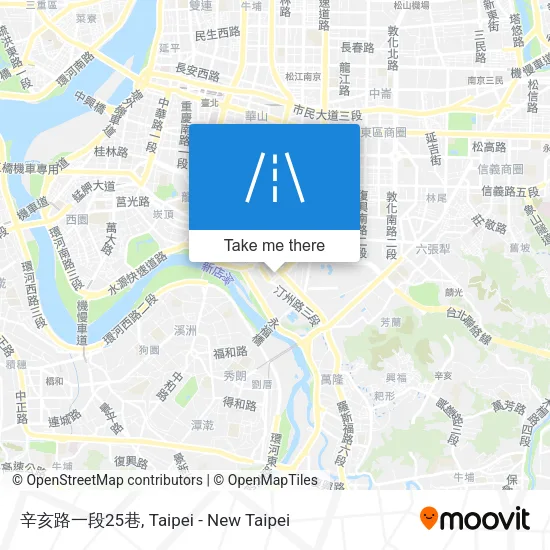 辛亥路一段25巷地圖