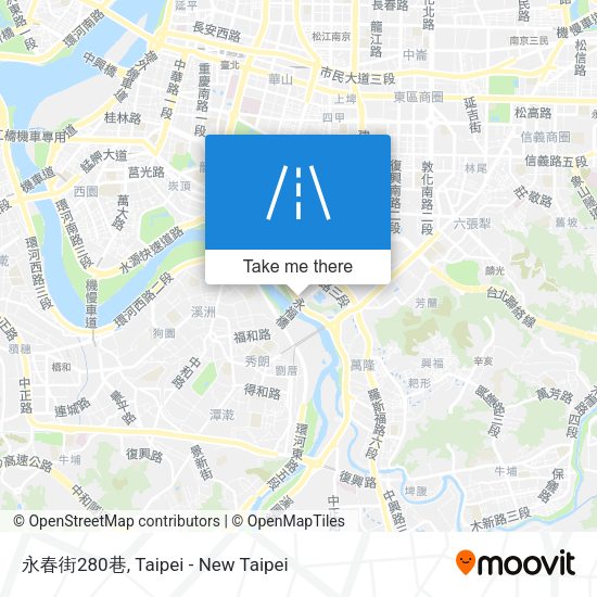 永春街280巷地圖