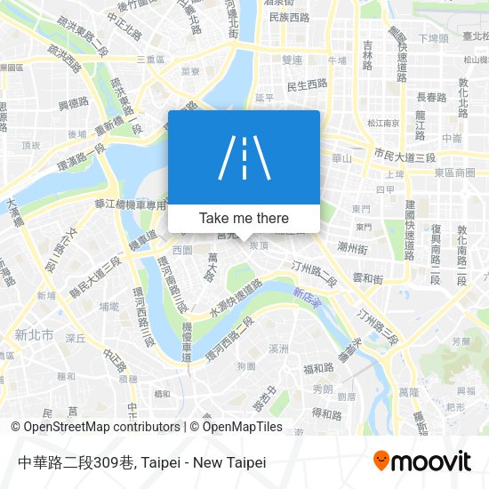 中華路二段309巷地圖