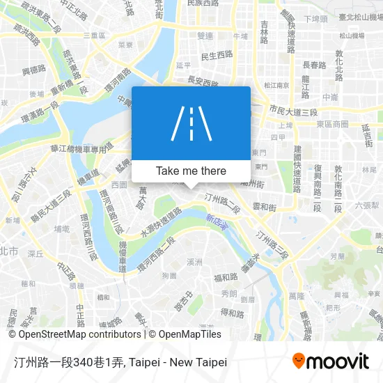 汀州路一段340巷1弄地圖