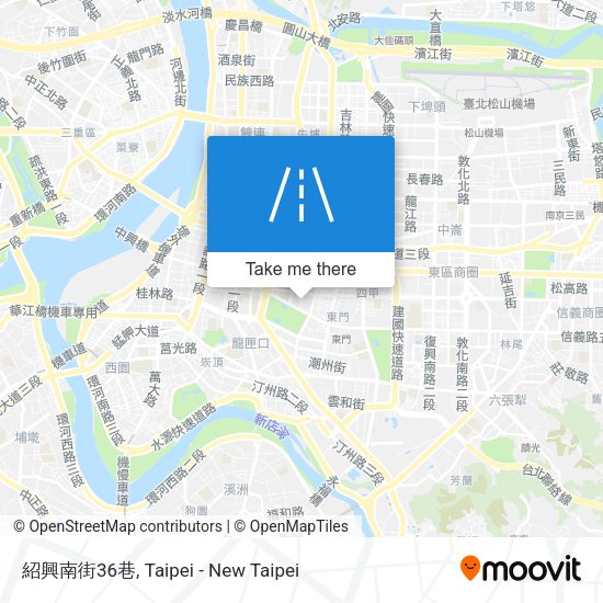 紹興南街36巷 map