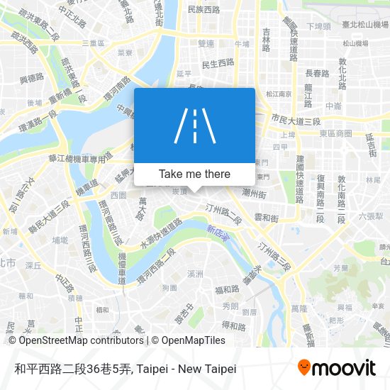 和平西路二段36巷5弄地圖