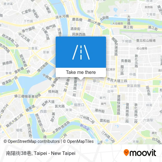 南陽街38巷地圖