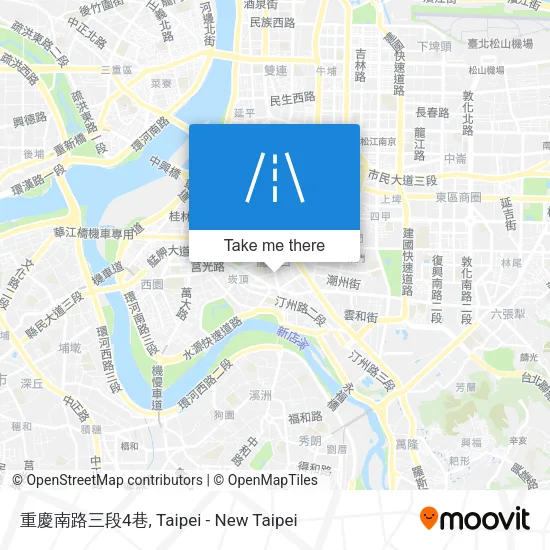 重慶南路三段4巷地圖