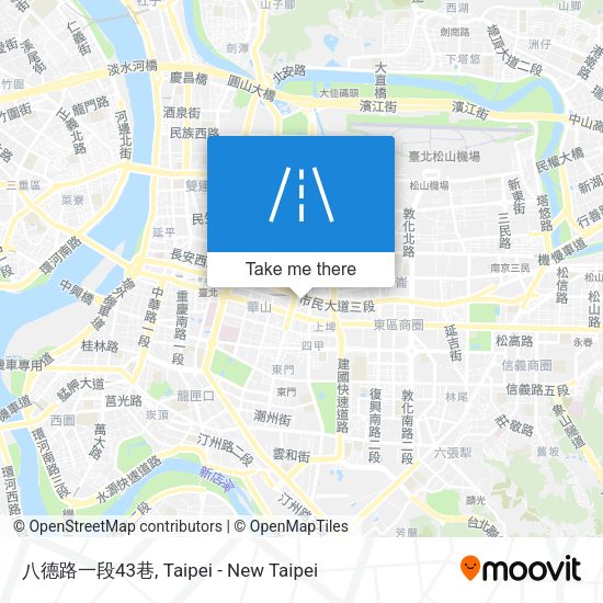 八德路一段43巷 map