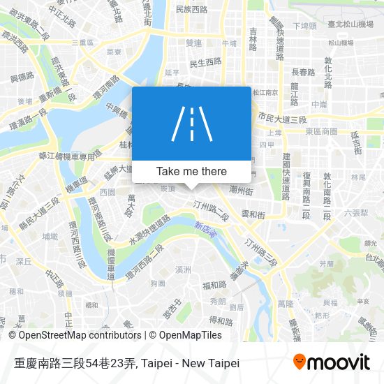 重慶南路三段54巷23弄 map