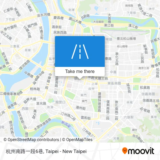 杭州南路一段6巷地圖