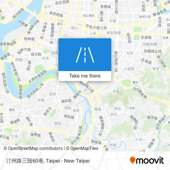 汀州路三段60巷地圖