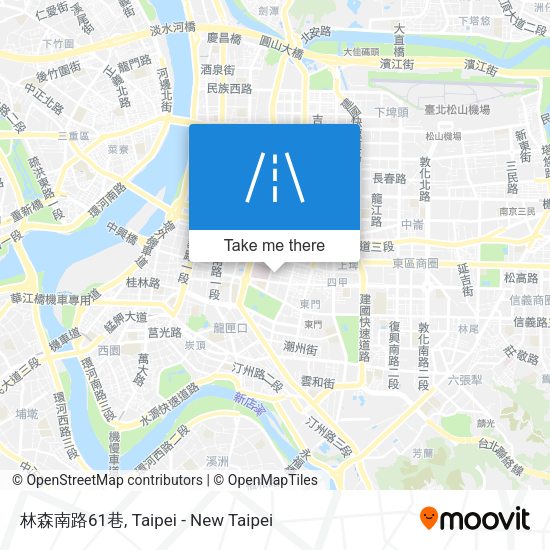 林森南路61巷地圖