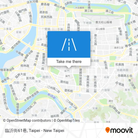臨沂街61巷地圖