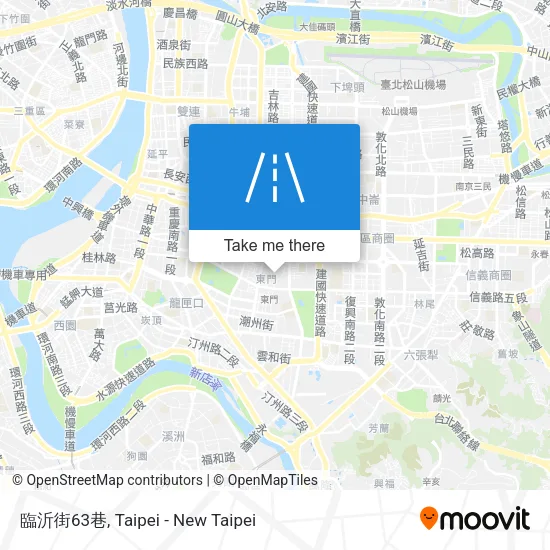 臨沂街63巷地圖