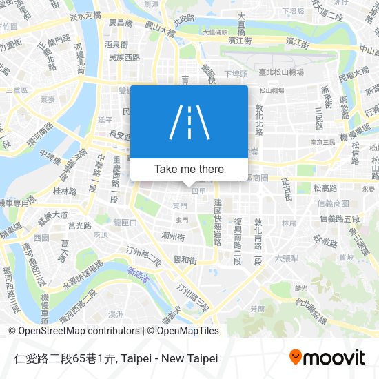 仁愛路二段65巷1弄地圖