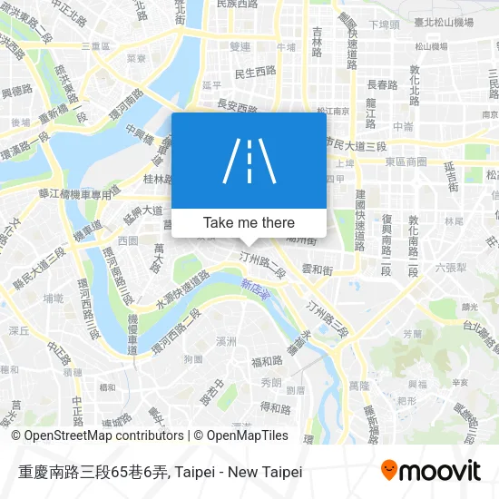 重慶南路三段65巷6弄地圖