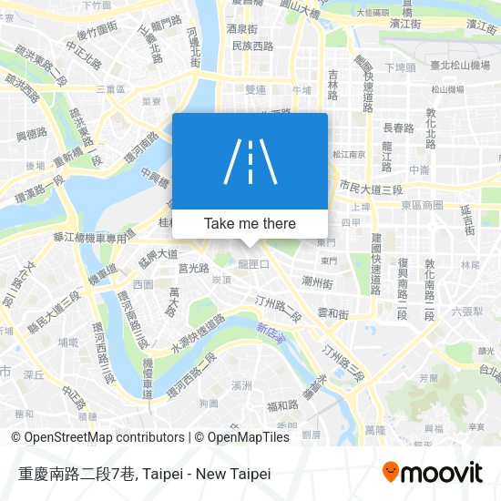重慶南路二段7巷地圖