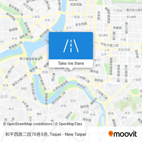和平西路二段70巷5弄地圖