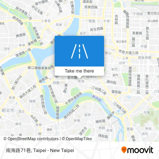 南海路71巷地圖