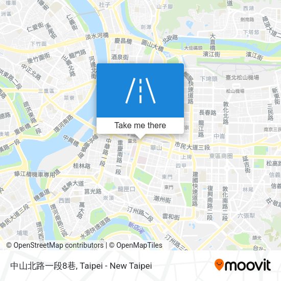 中山北路一段8巷 map