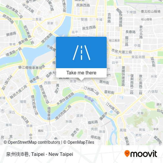 泉州街8巷地圖