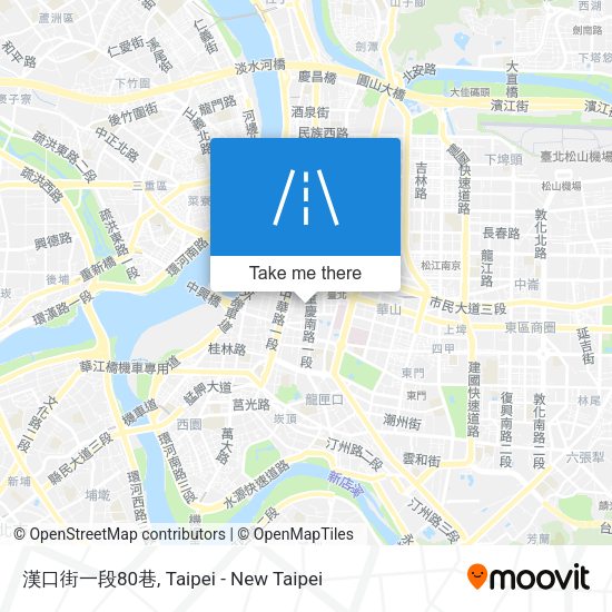 漢口街一段80巷地圖