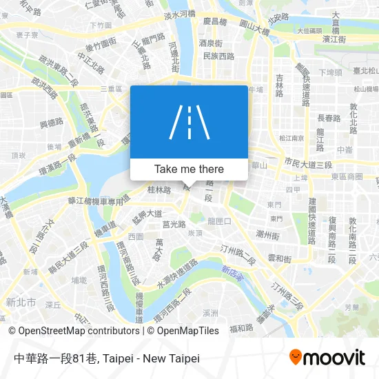中華路一段81巷地圖