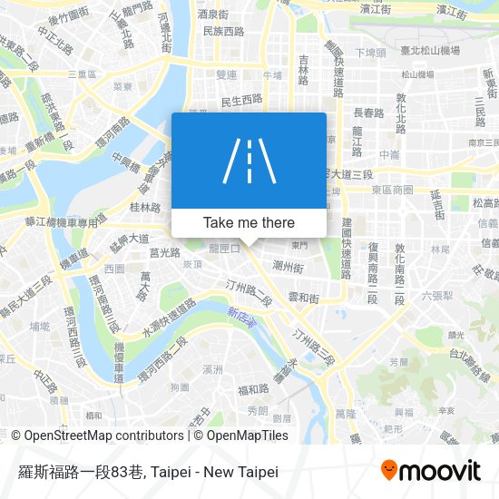 羅斯福路一段83巷地圖