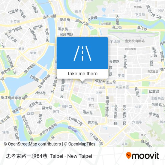 忠孝東路一段84巷 map