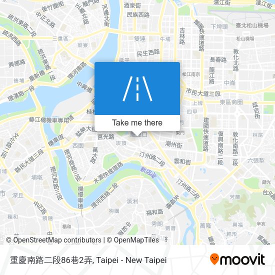 重慶南路二段86巷2弄 map