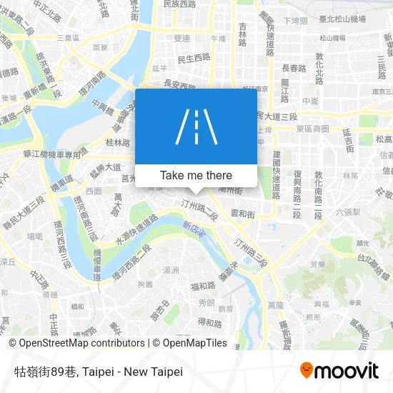 牯嶺街89巷 map