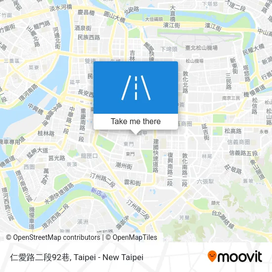 仁愛路二段92巷地圖