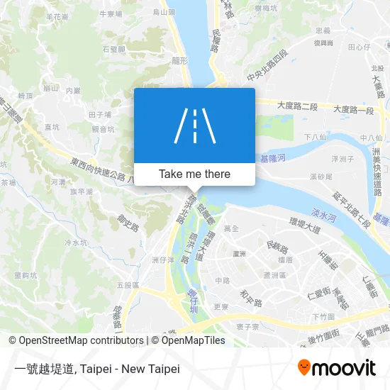 一號越堤道 map
