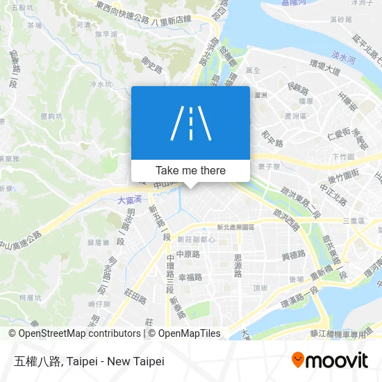 五權八路 map