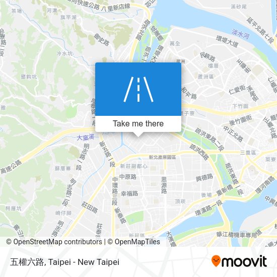 五權六路 map