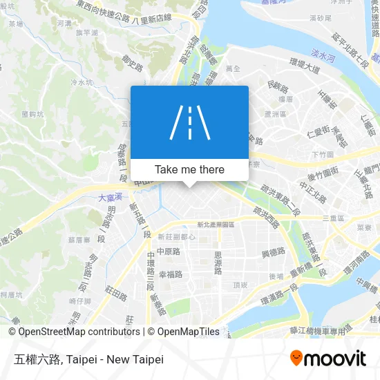 五權六路 map