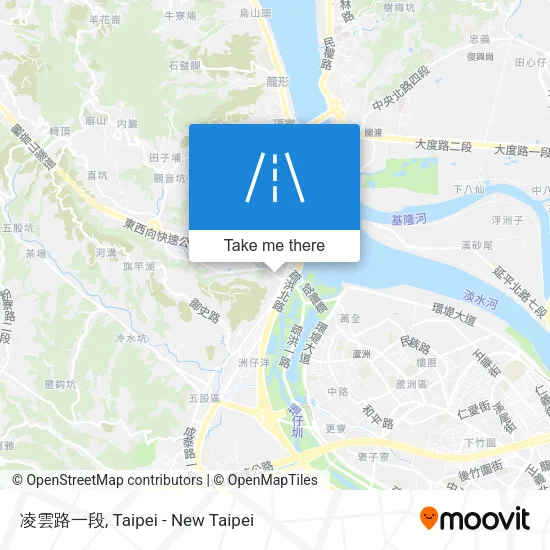 凌雲路一段地圖